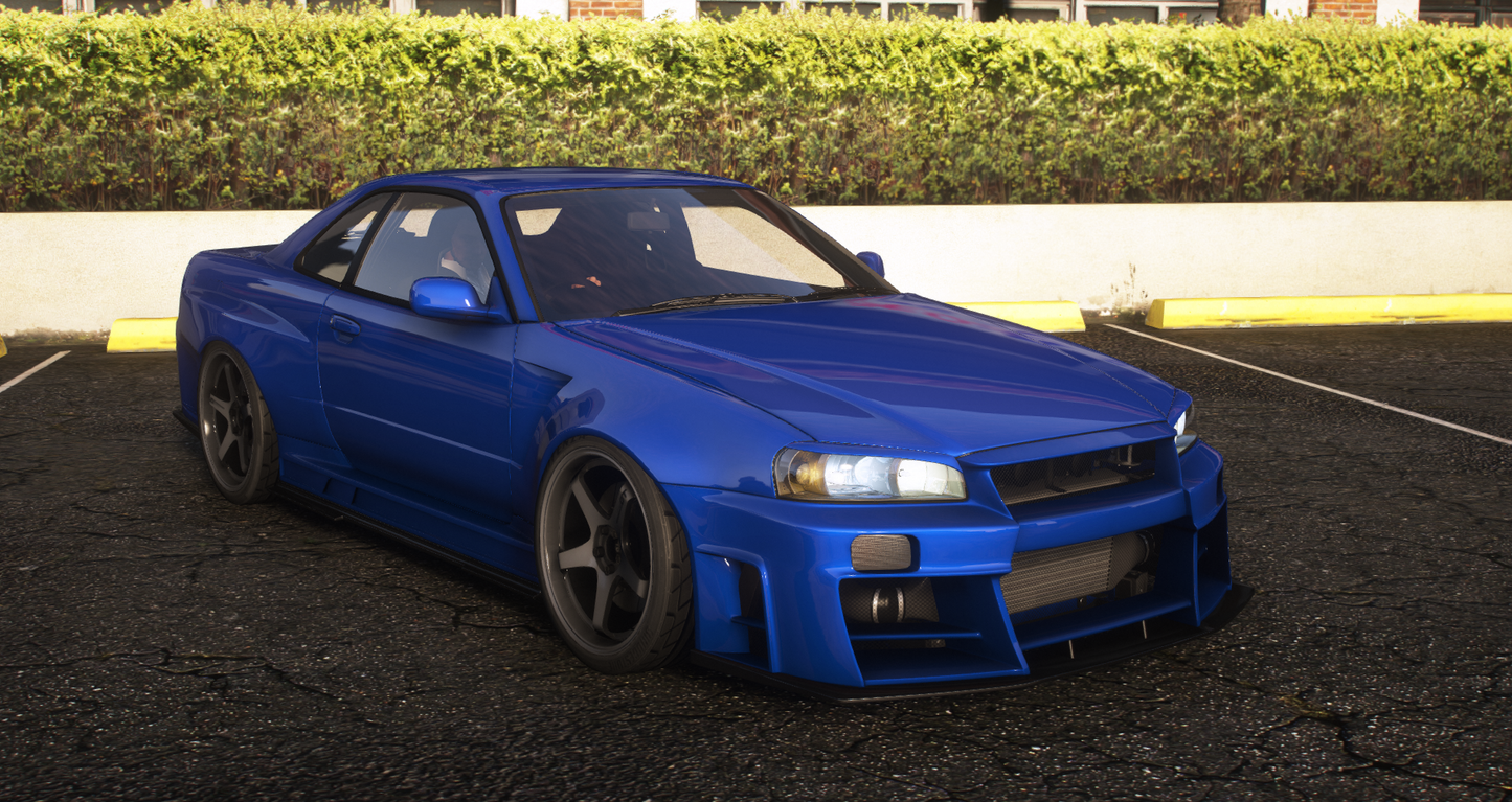 Nissan Skyline GT-R + GT-T R34 Pack [360+ Tuning / 40+ Liveries / Add-On / Debadged / FiveM / LODS]