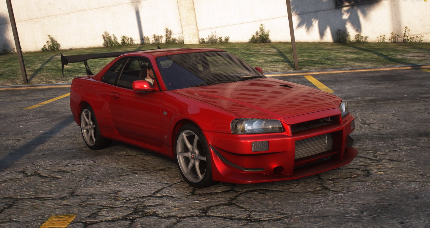 Nissan Skyline GT-R + GT-T R34 Pack [360+ Tuning / 40+ Liveries / Add-On / Debadged / FiveM / LODS]