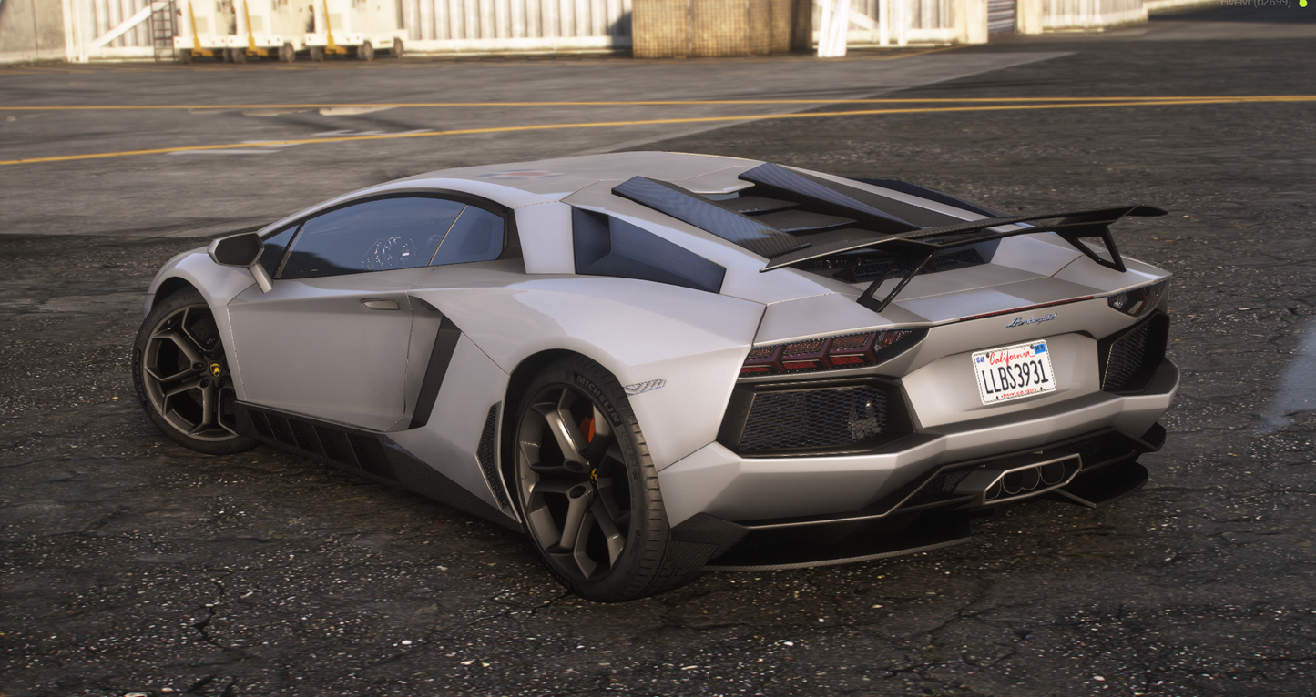 Lamborghini Aventador LP700-4 2012 - GTA 5 & FiveM Car Mod | 170+ Tuning parts