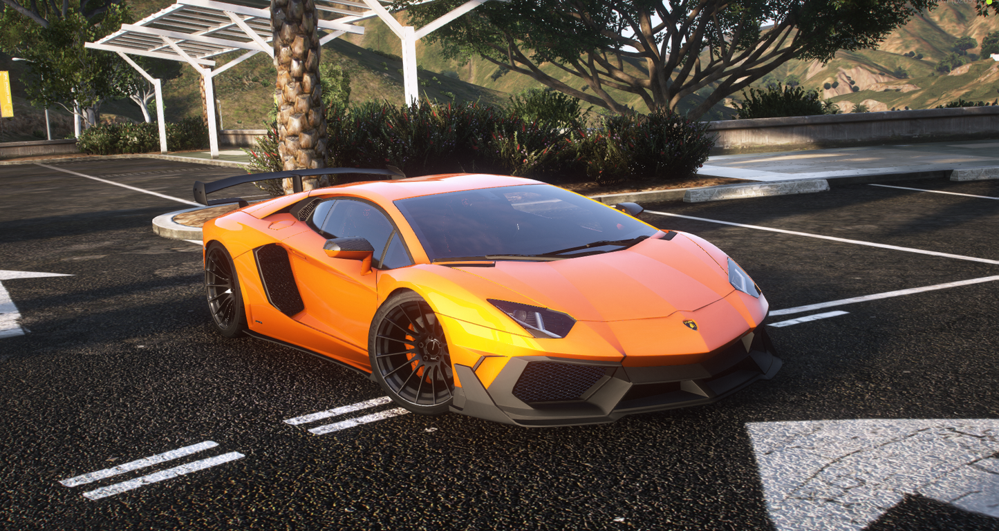 Lamborghini Aventador LP700-4 2012 - GTA 5 & FiveM Car Mod | 170+ Tuning parts