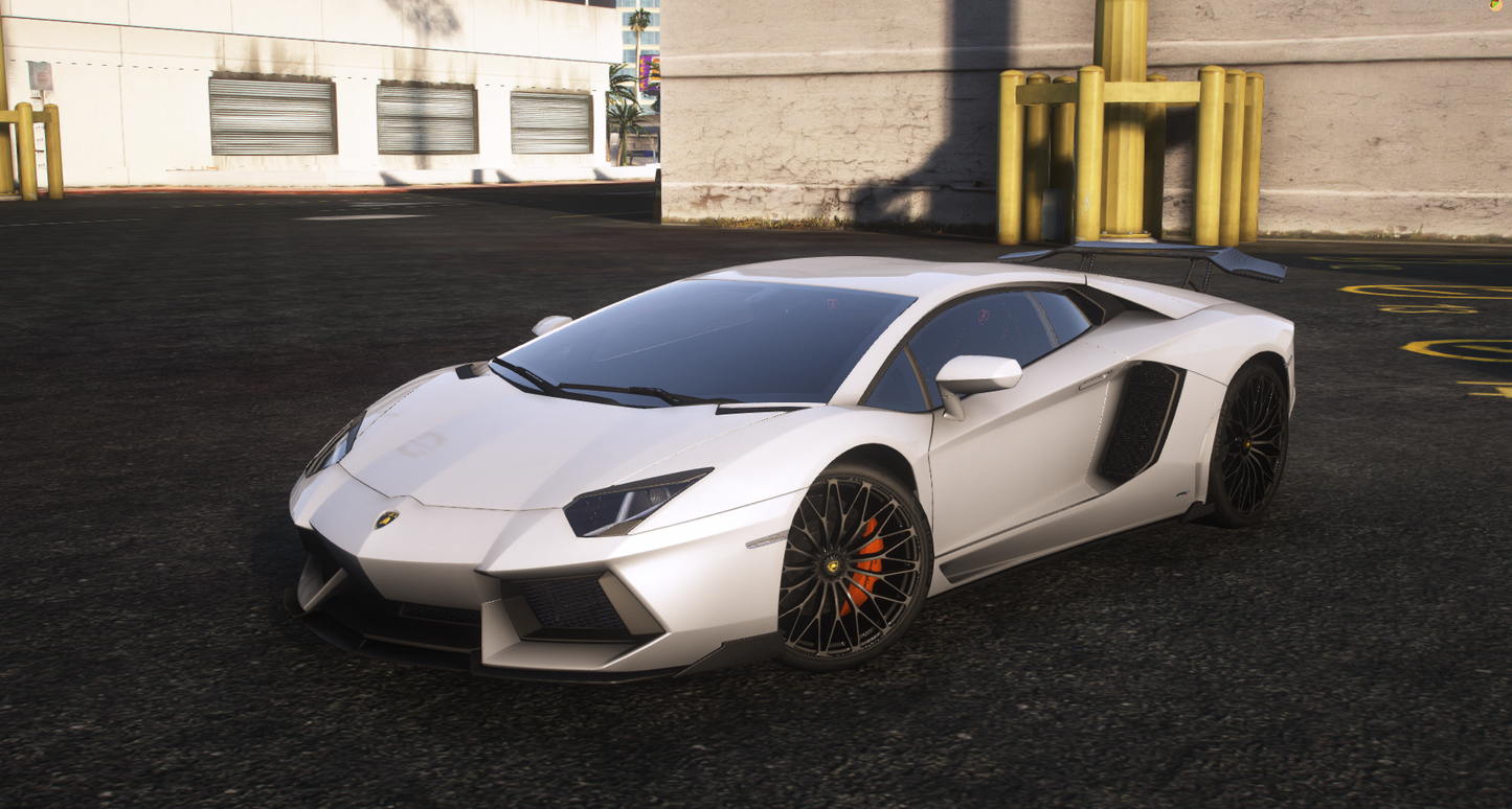Lamborghini Aventador LP700-4 2012 - GTA 5 & FiveM Car Mod | 170+ Tuning parts