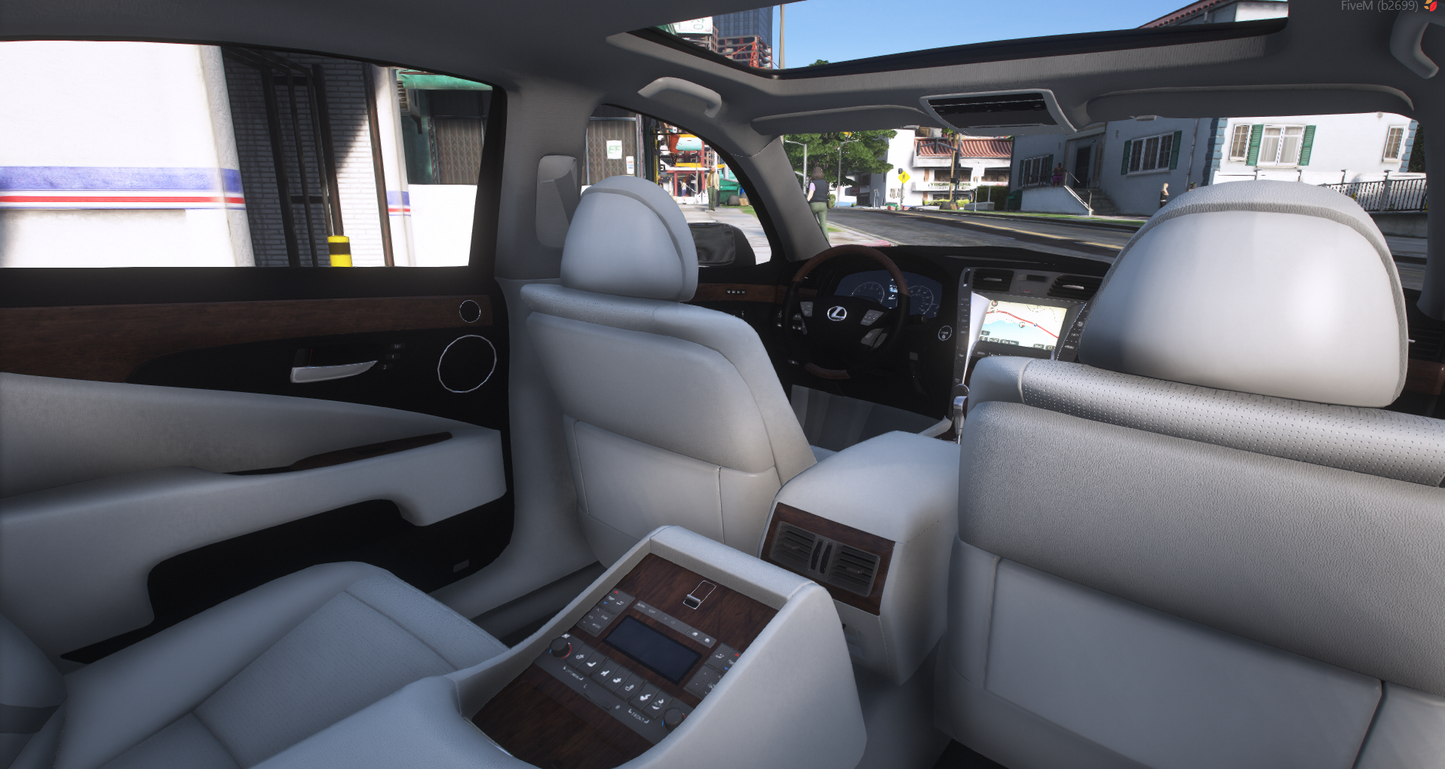 Lexus LS600h 2007 - GTA 5 & FiveM Car Mod | 80+ Tuning parts