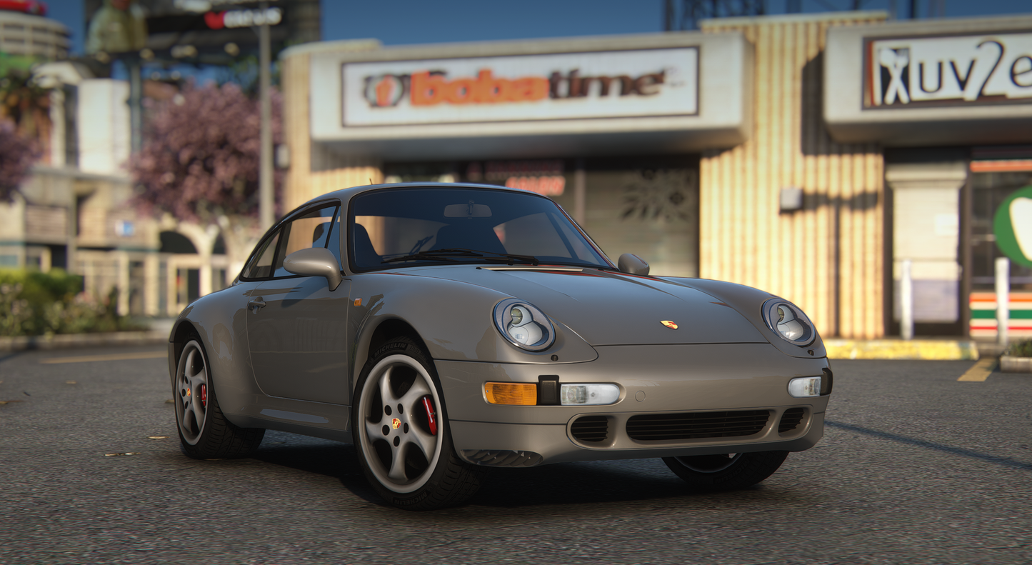 Porsche 911 Carrera S 993 1997 [220+ Tuning / Animated Sunroof / Add-On / LODS / Debadged / FiveM / Replace]