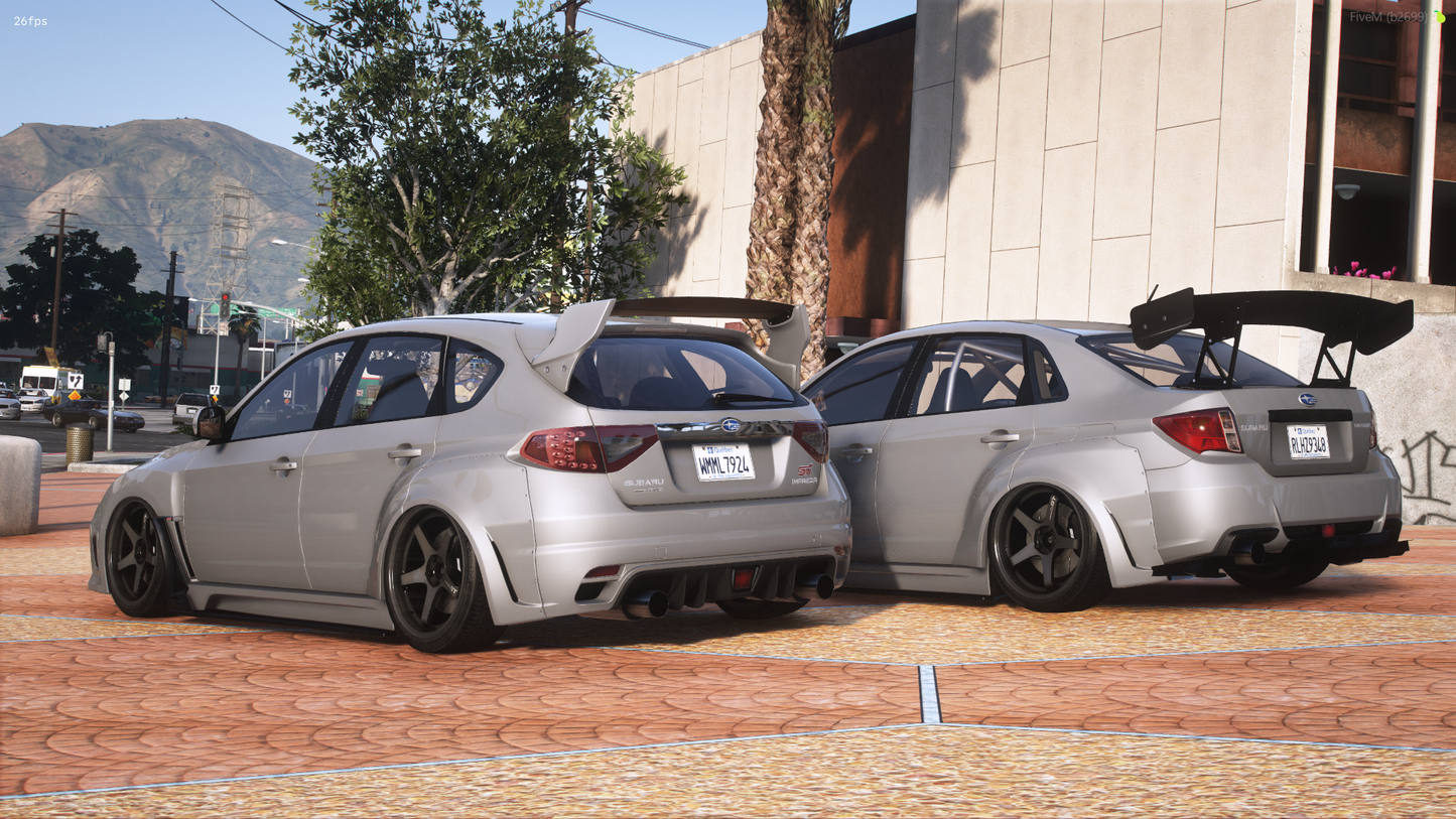 Subaru Impreza WRX STI 2010 pack [260+ Tuning / Custom Sound / Add-On / Debadged / FiveM / LODS / Replace]