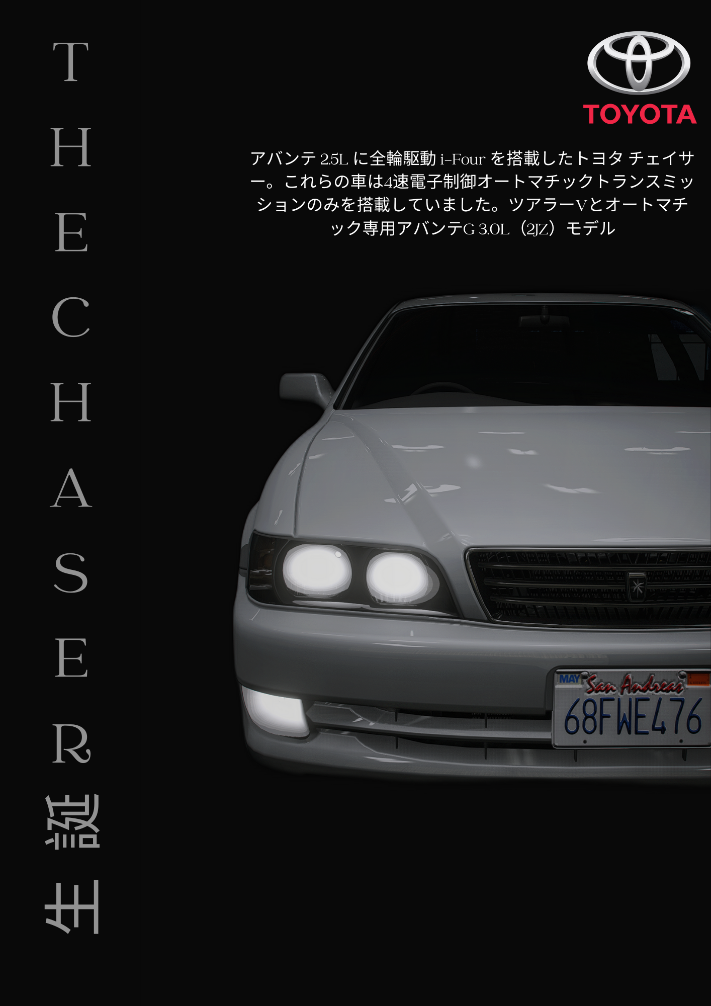 Toyota Chaser JZX100 1998 [250+ Tuning / Liveries / Add-On / Debadged / FiveM / LODS / Replace]