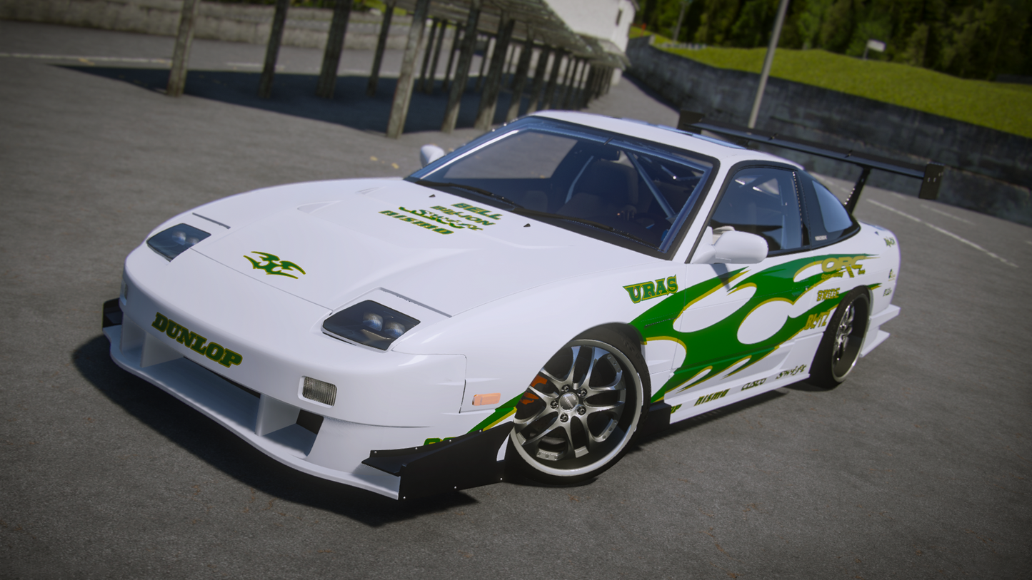 Nissan 180sx S13 [280+ Tuning / Animated Sunroof / Liveries / Add-On / LODS / Debadged / FiveM / Replace]