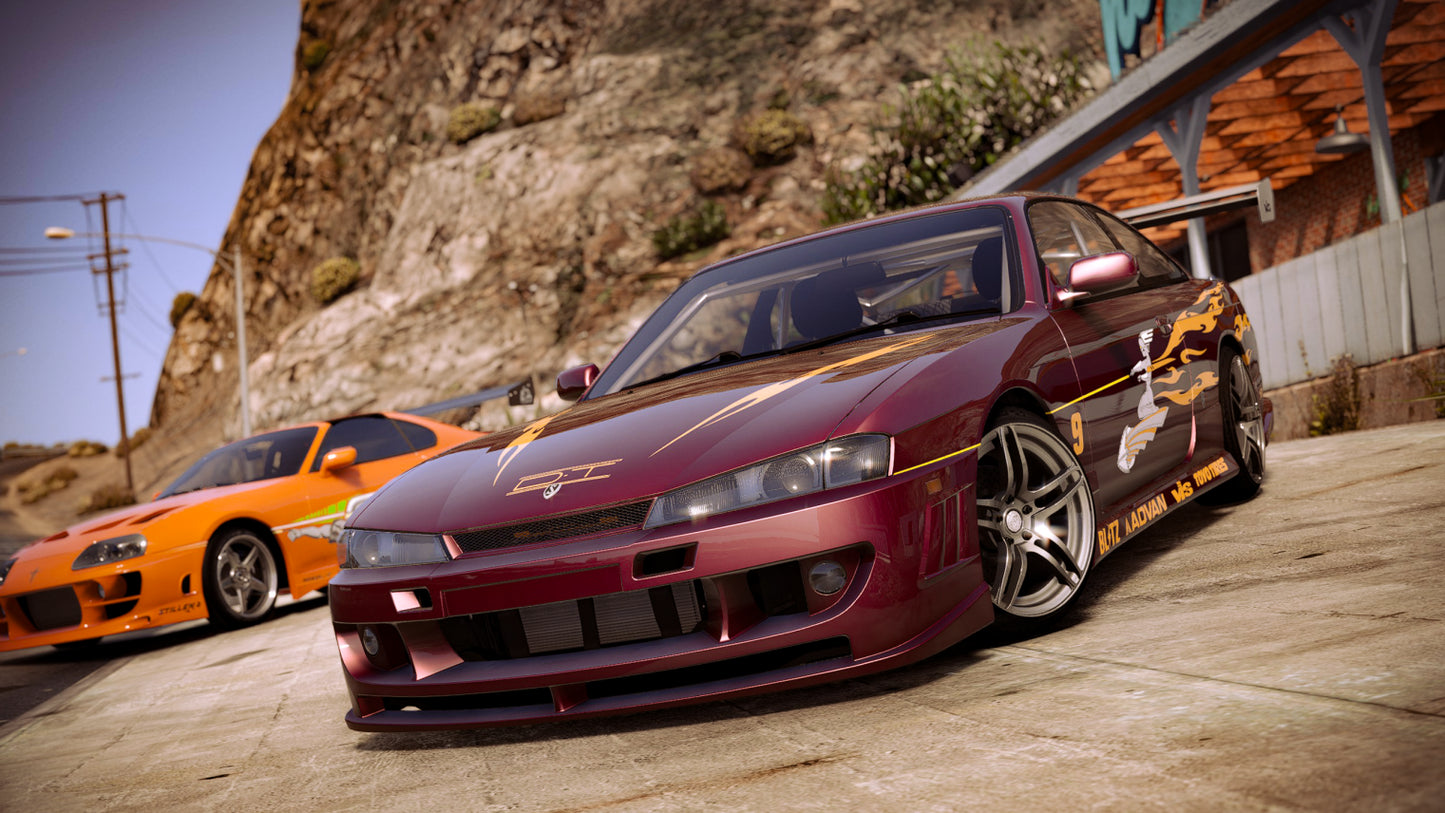 Nissan Silvia S14 Kouki + Zenki [280+ Tuning / Liveries / Add-On / Debadged / FiveM / LODS / Replace]