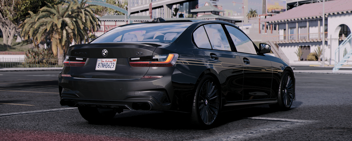 BMW Alpina D3S 2020 [Add-On / Tuning / Liveries / Debadged / FiveM / Replace]