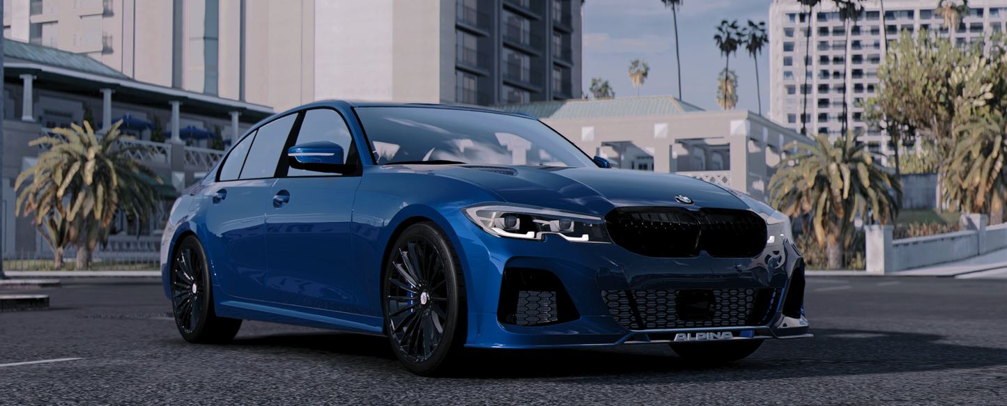 BMW Alpina D3S 2020 [Add-On / Tuning / Liveries / Debadged / FiveM / Replace]