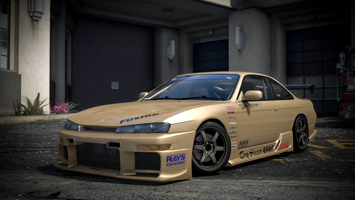 Nissan Silvia S14 Kouki + Zenki [280+ Tuning / Liveries / Add-On / Debadged / FiveM / LODS / Replace]
