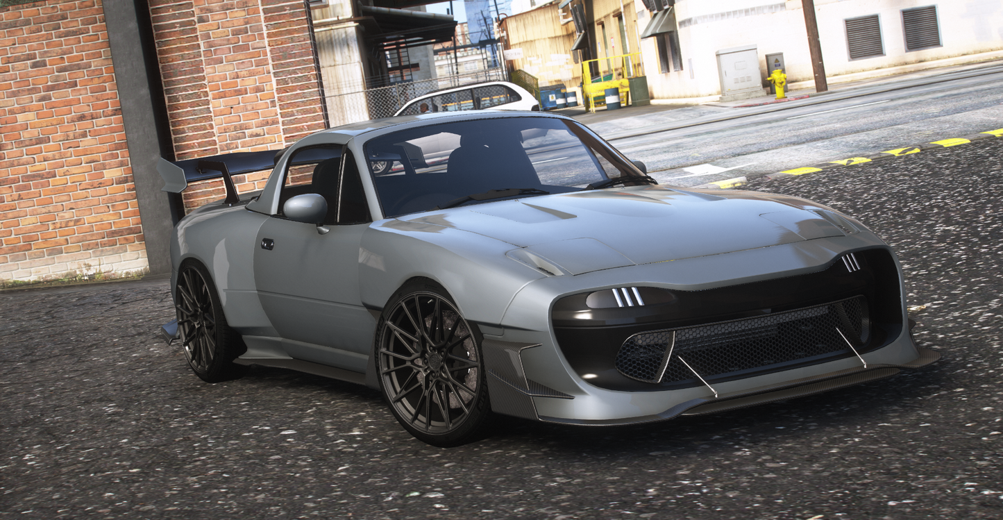 Mazda MX-5 Miata NA 1990 [200+ Tuning / Animated Roof / Liveries / Add-On / LODS / Debadged / FiveM / Replace]