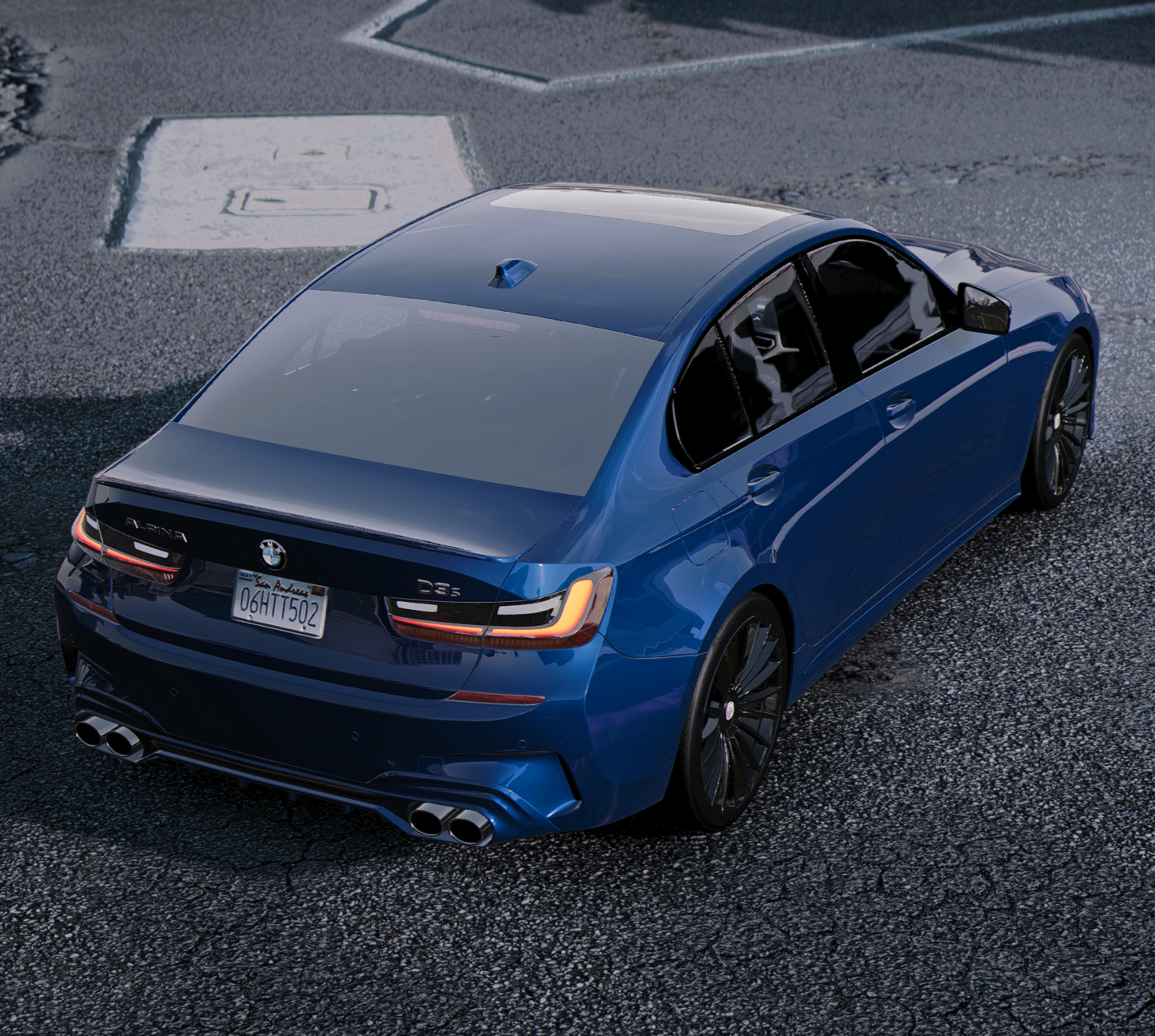 BMW Alpina D3S 2020 [Add-On / Tuning / Liveries / Debadged / FiveM / Replace]