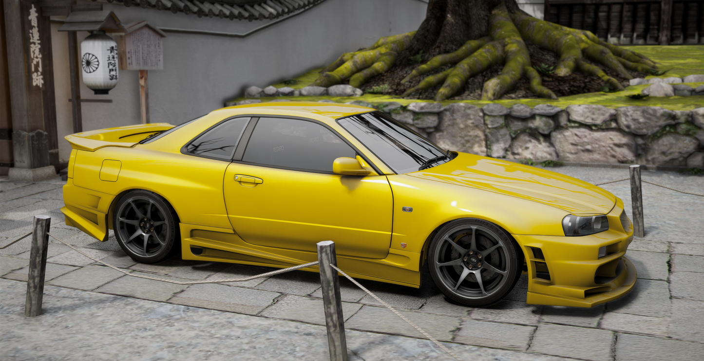 Nissan Skyline GT-R + GT-T R34 Pack [360+ Tuning / 40+ Liveries / Add-On / Debadged / FiveM / LODS]