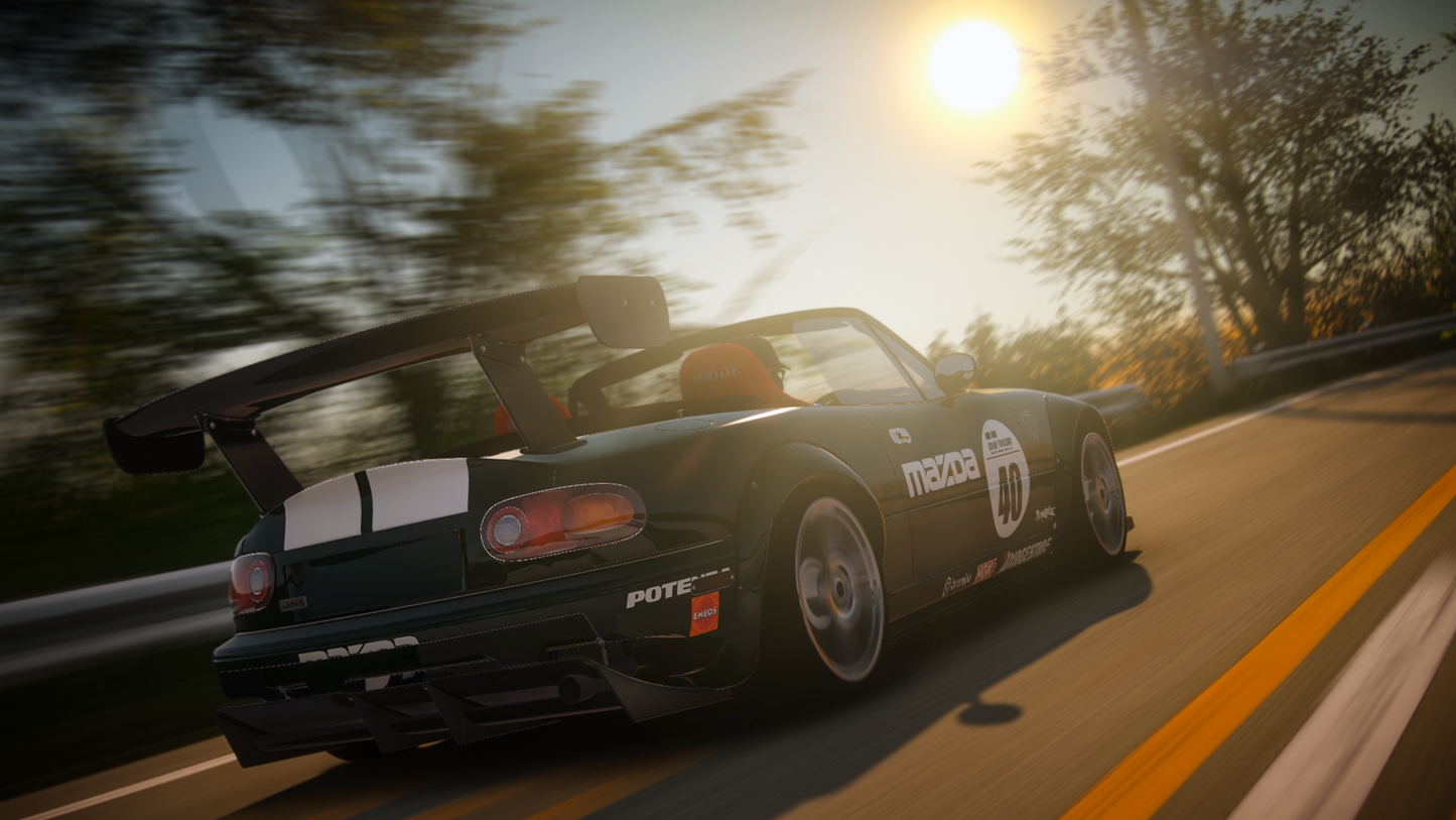 Mazda MX-5 Miata NA 1990 [200+ Tuning / Animated Roof / Liveries / Add-On / LODS / Debadged / FiveM / Replace]