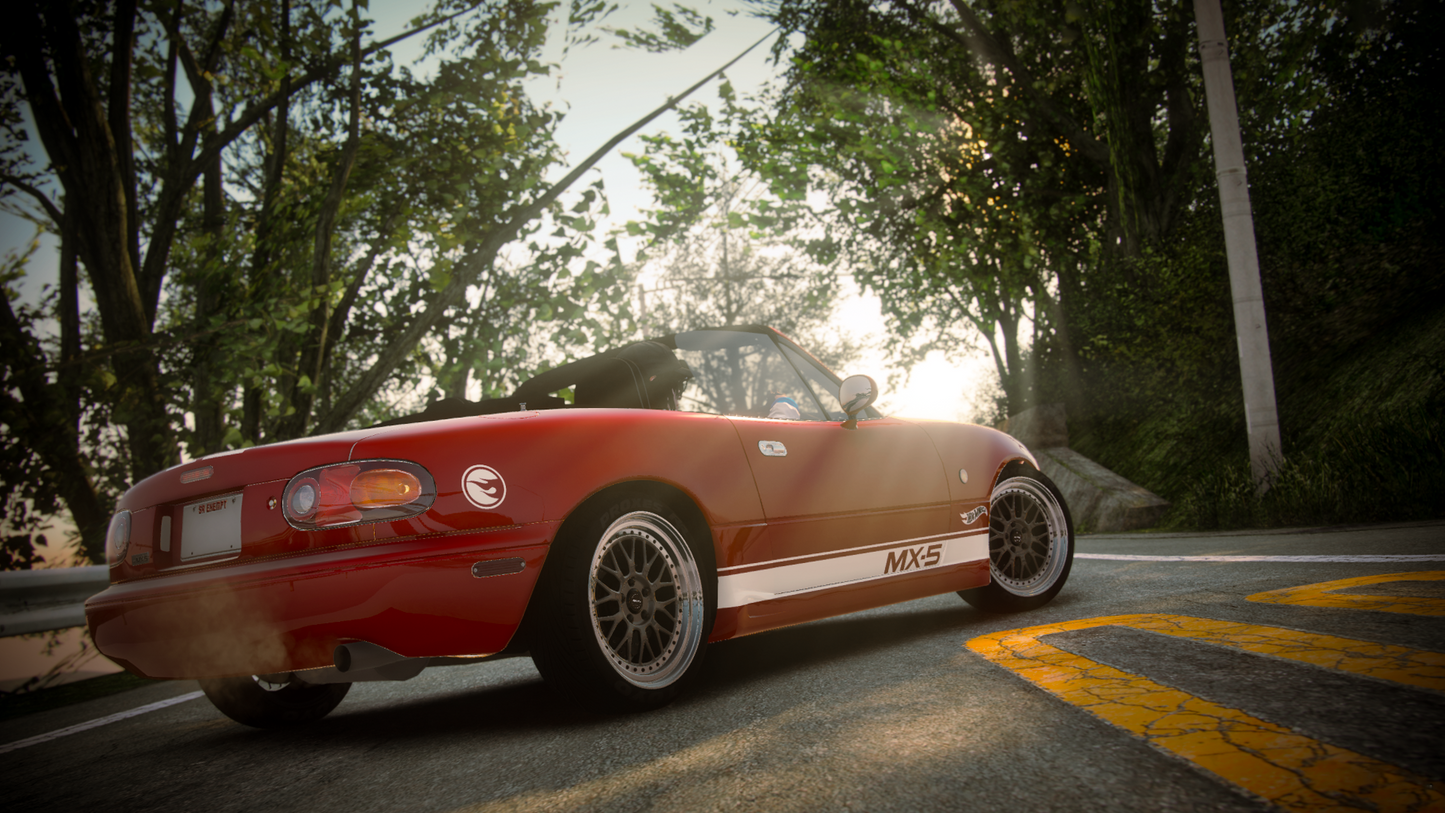 Mazda MX-5 Miata NA 1990 [200+ Tuning / Animated Roof / Liveries / Add-On / LODS / Debadged / FiveM / Replace]